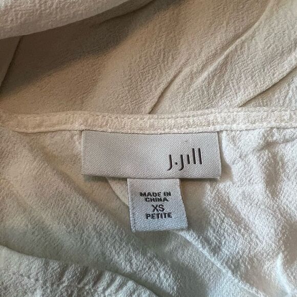 J. Jill off while tunic. Size extra small petite - Picture 2 of 11